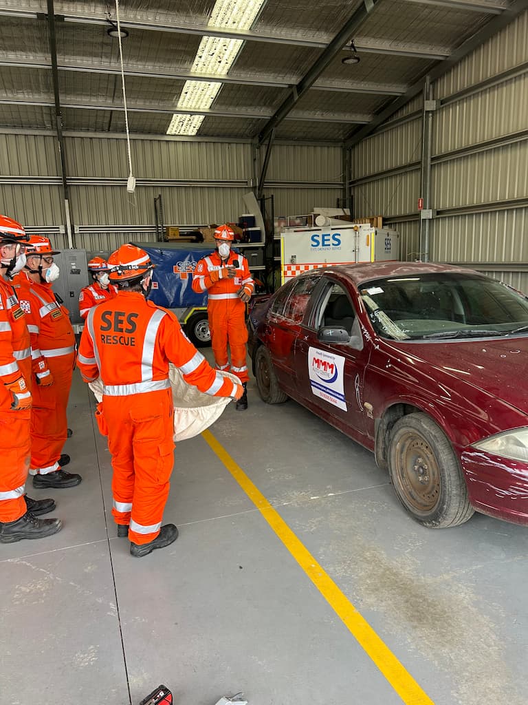 car SES shed
