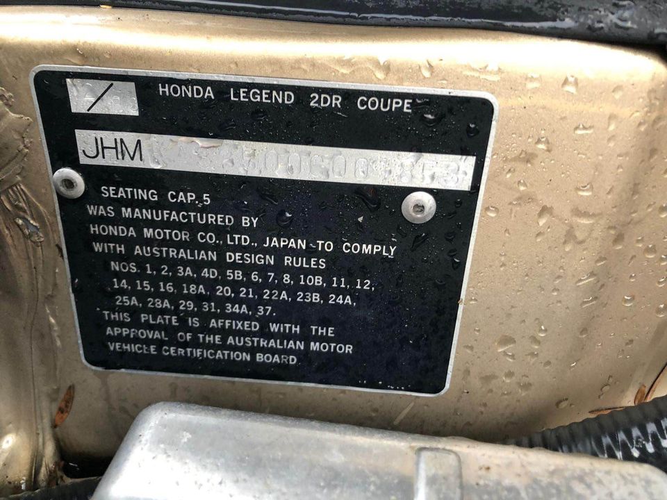 Car For Sale - 1988 Honda Legend