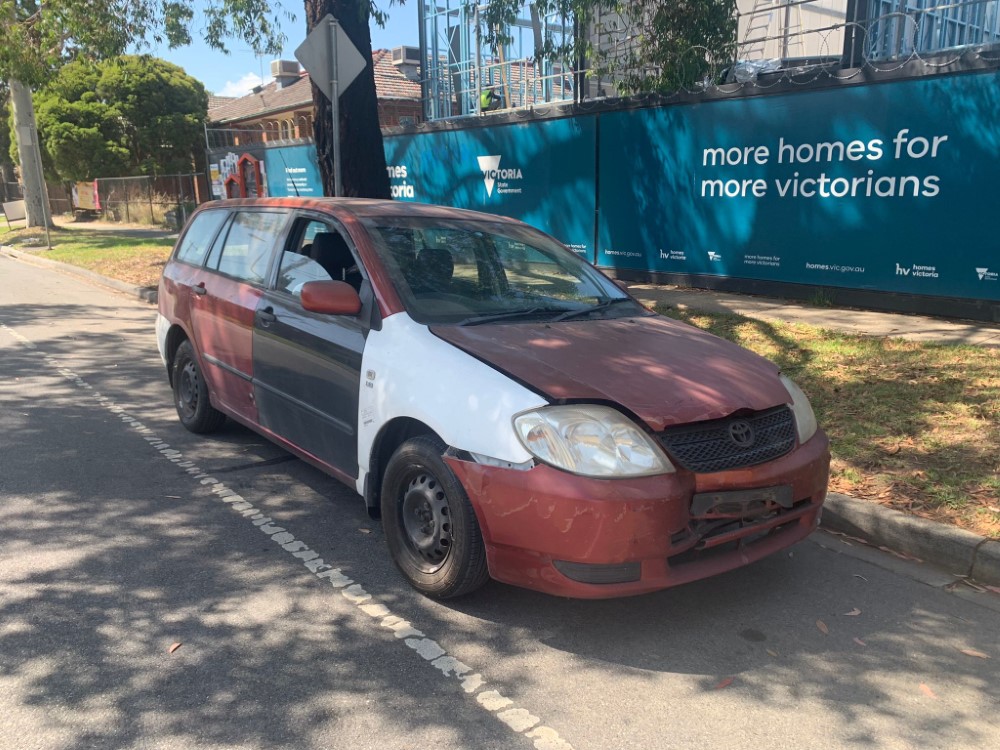 cash for car removal toyota corolla 2003