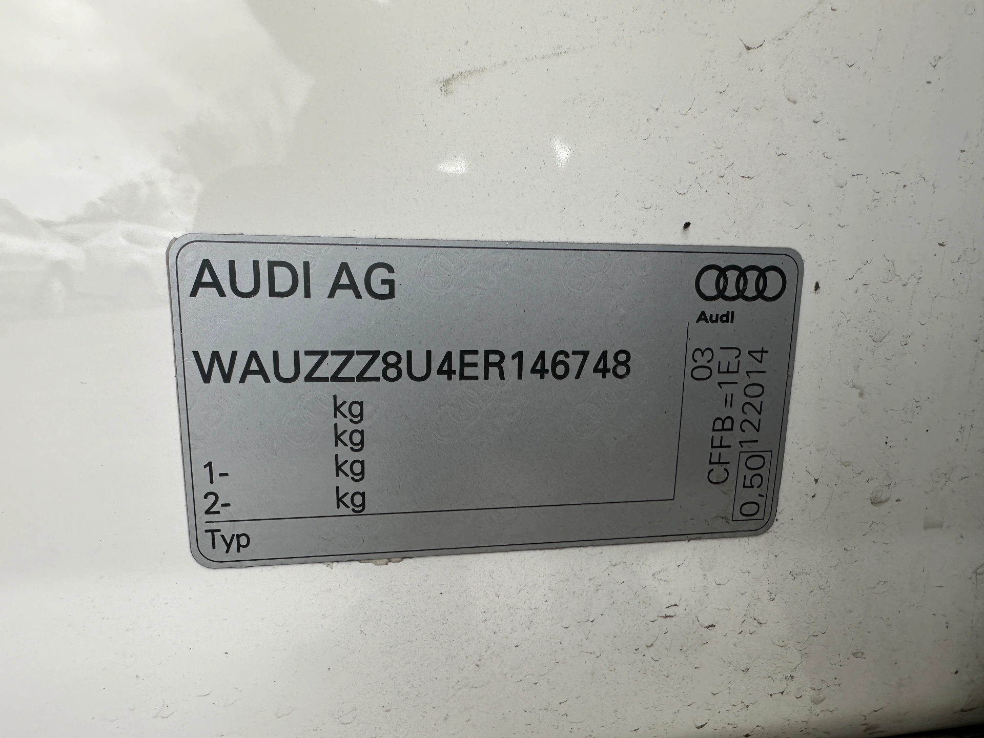 Audi Q3 2014 White Auto Diesel