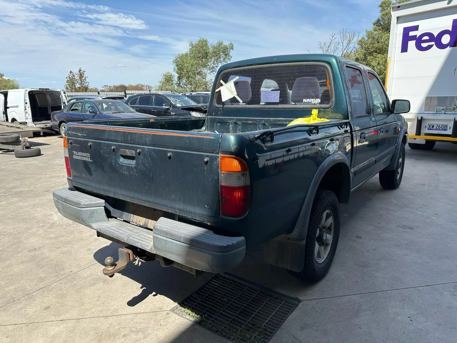 Ford Courier 2001 Green Manual Diesel