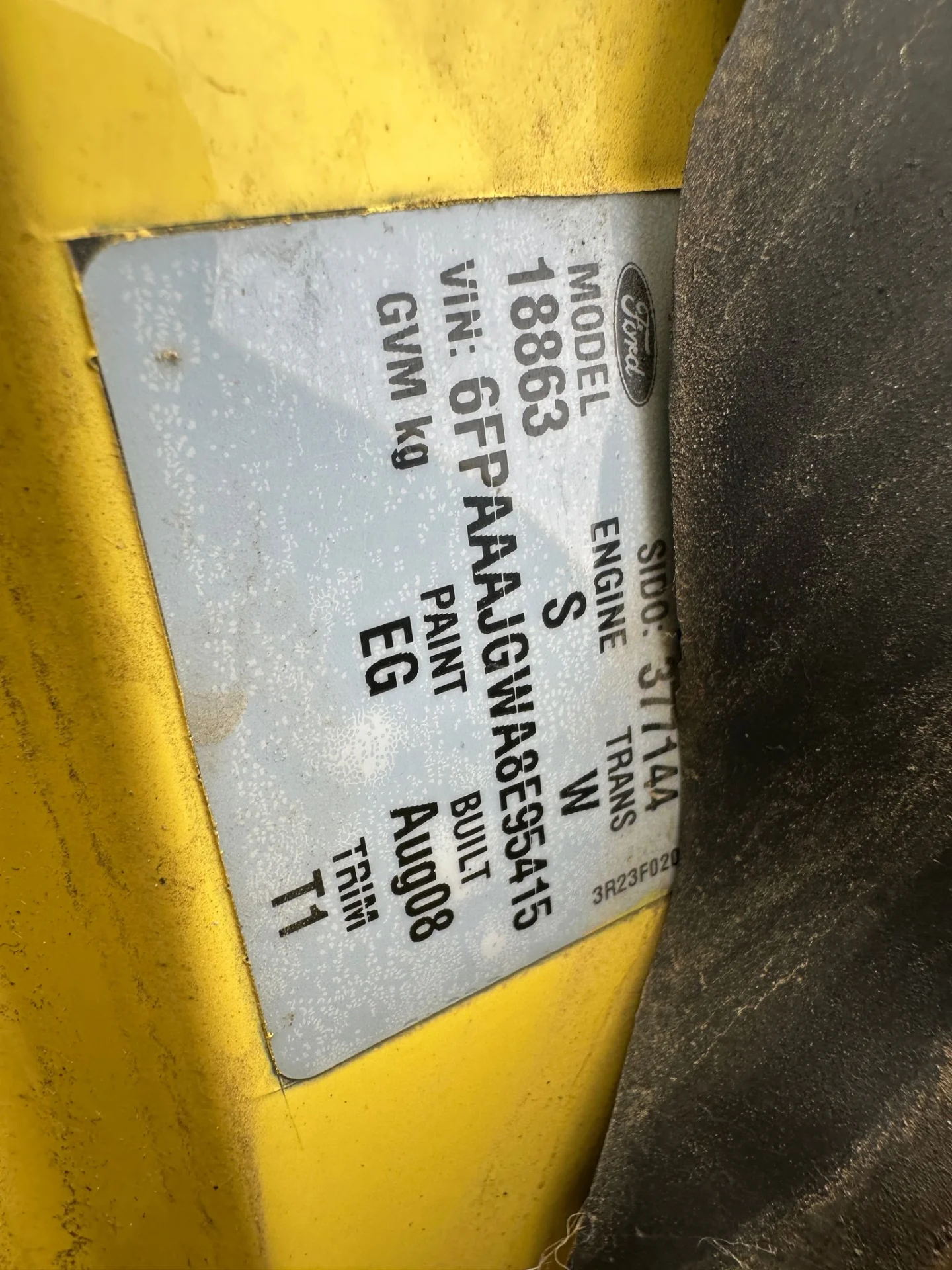 Ford Falcon 2008 Yellow Auto Petrol
