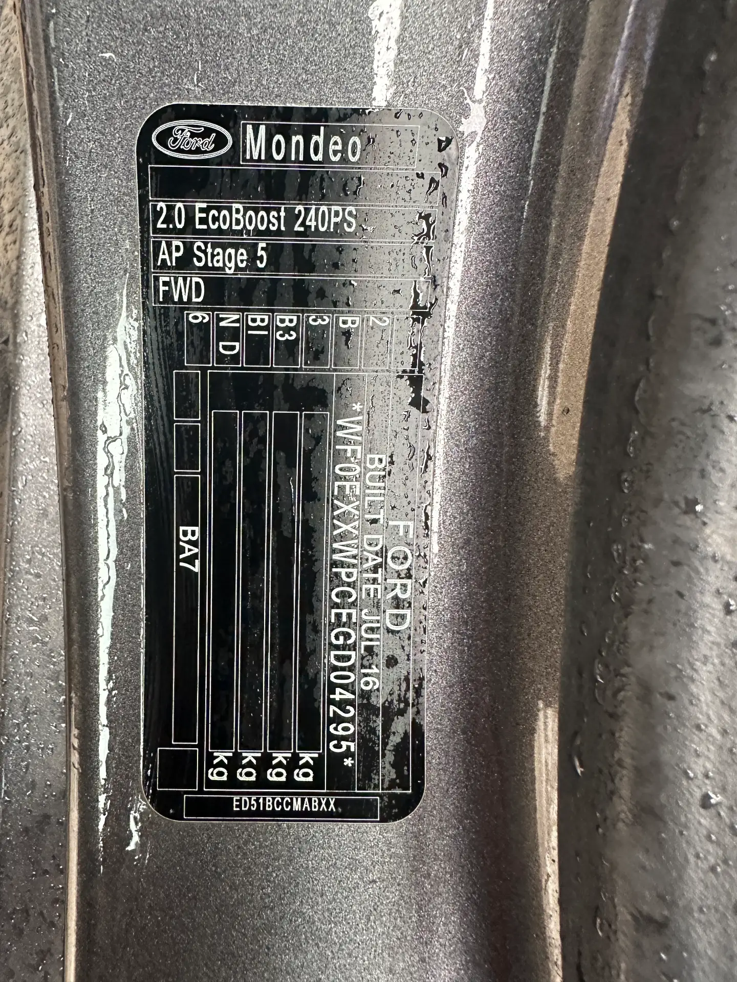 Ford Mondeo 2025 Grey Auto Petrol