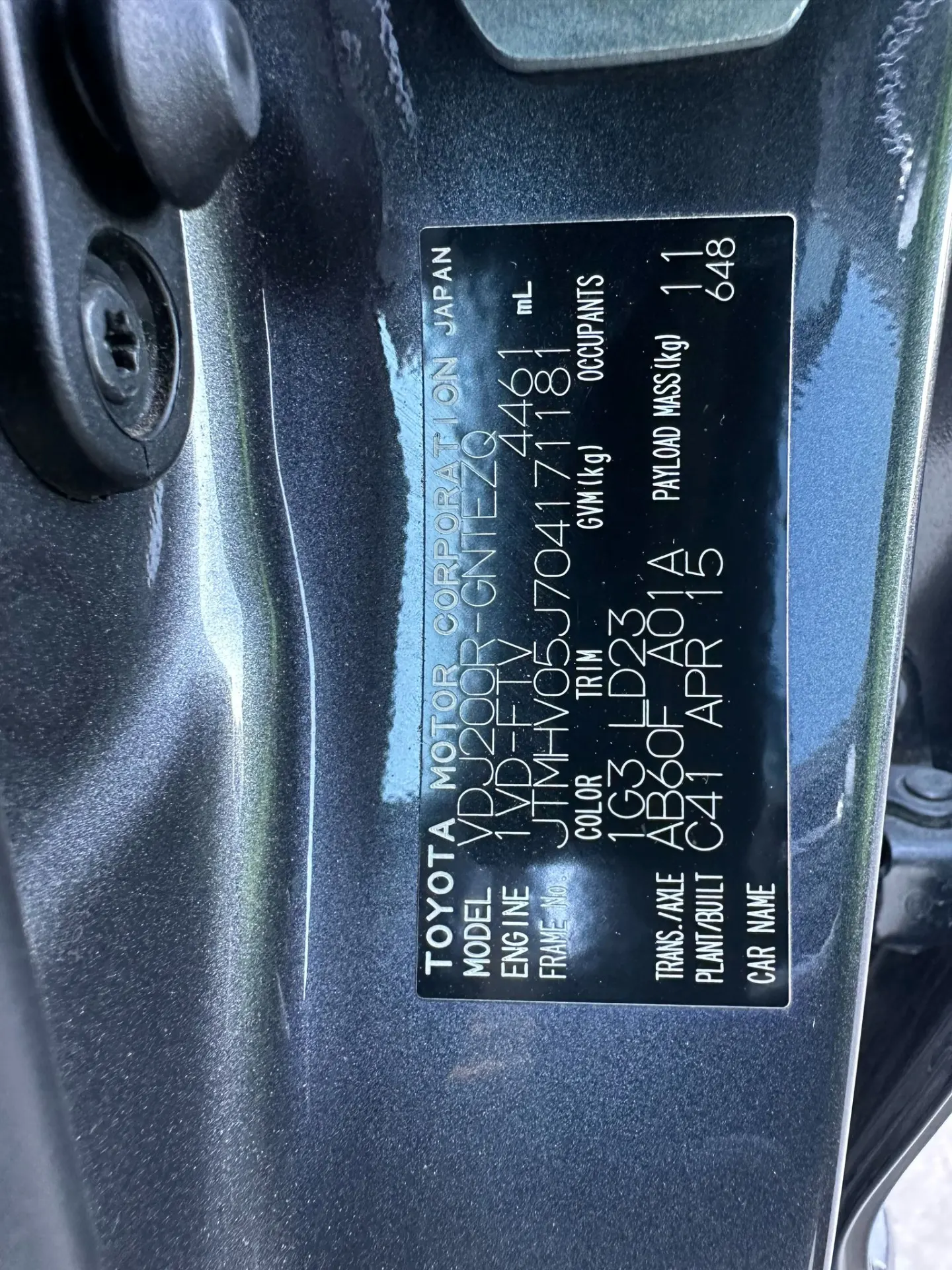 Toyota Land Cruiser 2015 Grey Auto Diesel