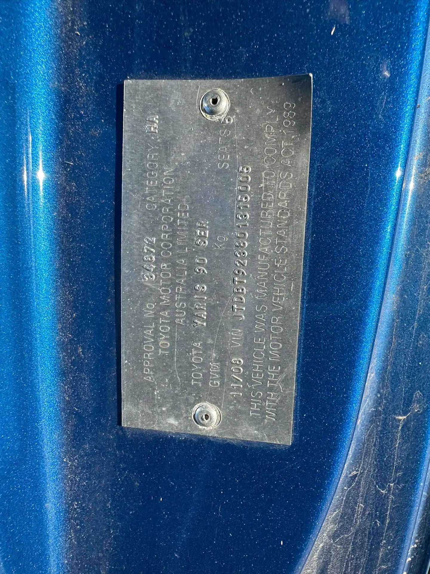 Toyota Yaris 2008 Auto Petrol