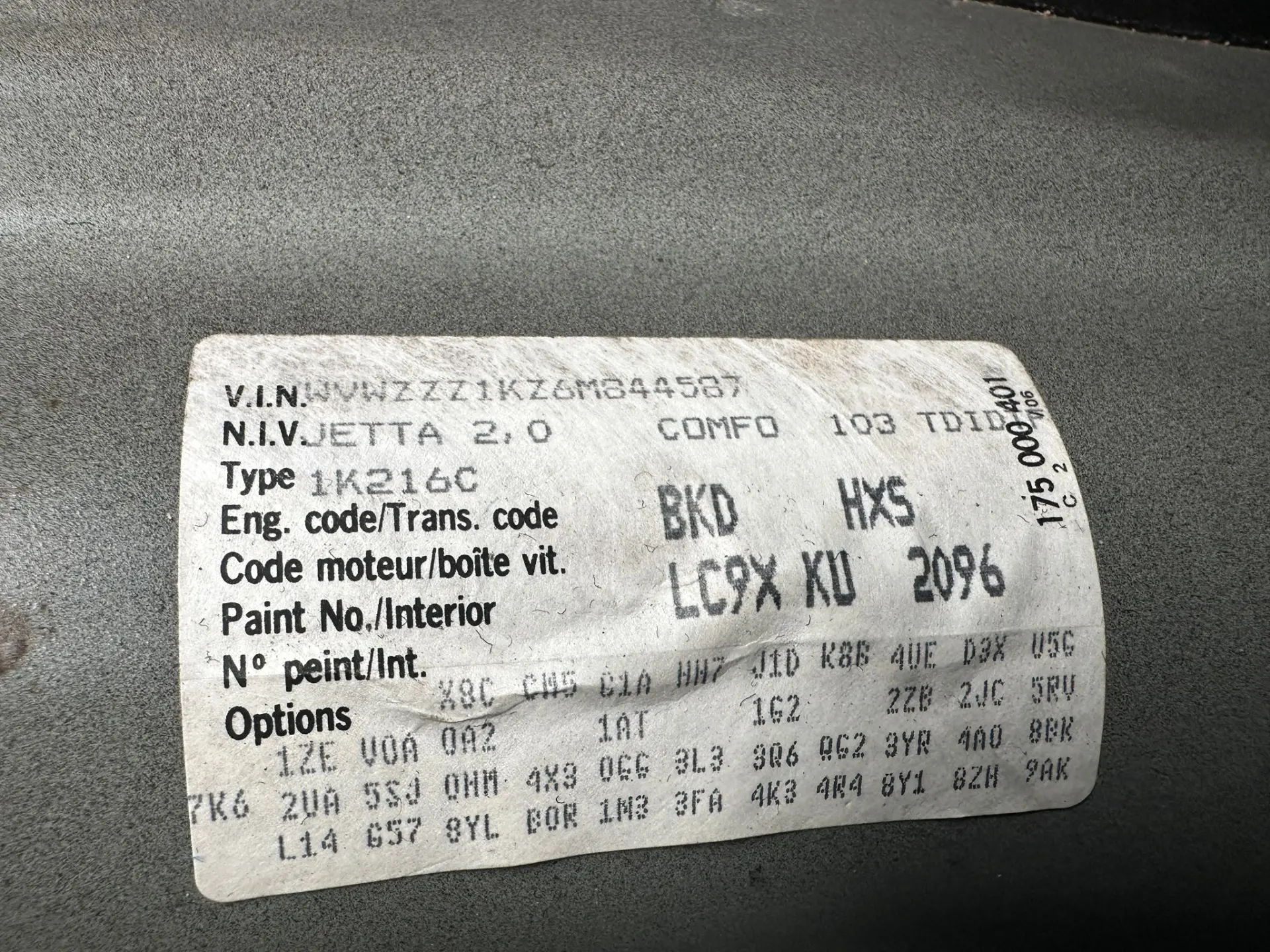 Volkswagen Jetta 2006 Black Auto Diesel